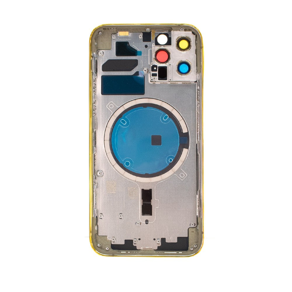 Rear Housing for iPhone 12 Pro (NO LOGO)-Gold Rear Housing for iPhone 12 Pro (NO LOGO)-Gold